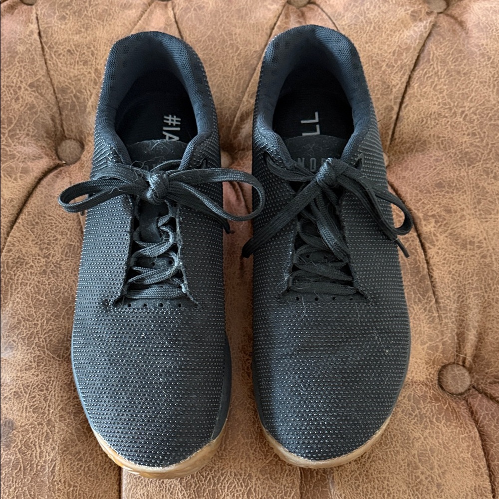 NOBULL Charcoal Athletic Shoes with Tan Sole